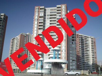Amplio y hermoso departamento en primer nivel,estacionamiento,bodega,piscina,juegos infantiles,sala e eventos y reuniones.
Sistema de tele vigilancia y conserjería las 24 horas.
Todo el departamento piso flotante,dormitorios alfombra,sistema de cortinas roll y persianas de madera y panel oriental($2.000.000)valor aproximado sistema de cortinaje.
Cocina amoblada con logia,lava vajillas,horno eléctrico,cocina encimera y campana.
